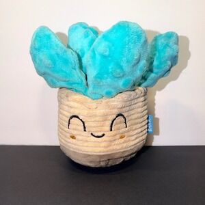 BarkBox Succulent Squeakulent Plush Dog Toy Potted Plant Squeaky 7"